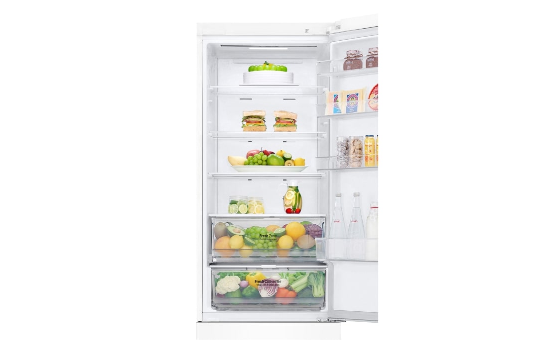 LG 2.03M 384L Kombiskap(Hvit) - Energiklasse C, Door Cooling™ og Smart Diagnosis™ med Wi-Fi, GBP62SWXCC1, thumbnail 8