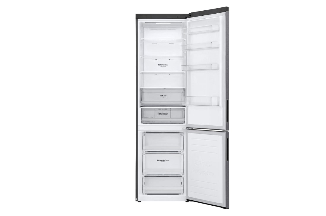 LG 2.03M 384L Kombiskap(Dark Silver) - Energiklasse C, Door Cooling™ og Smart Diagnosis™ med Wi-Fi, GBP62DSXCC1, GBP62DSXCC1, thumbnail 3