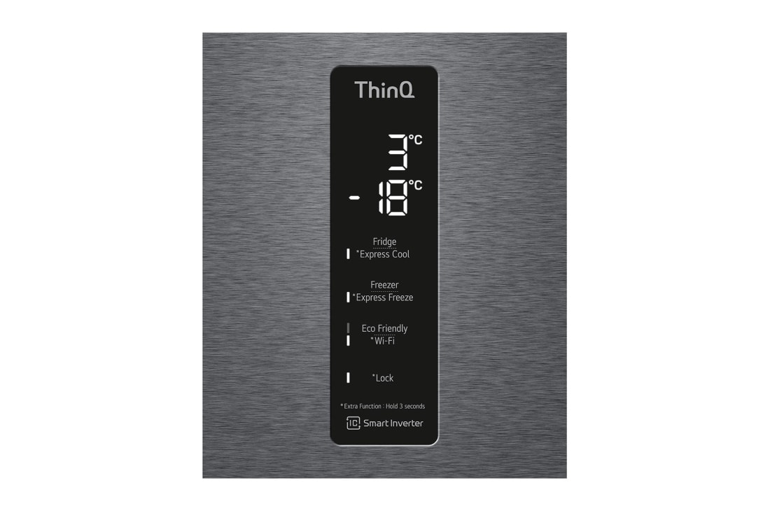 LG 2.03M 384L Kombiskap(Dark Silver) - Energiklasse C, Door Cooling™ og Smart Diagnosis™ med Wi-Fi, GBP62DSXCC1, GBP62DSXCC1, thumbnail 9
