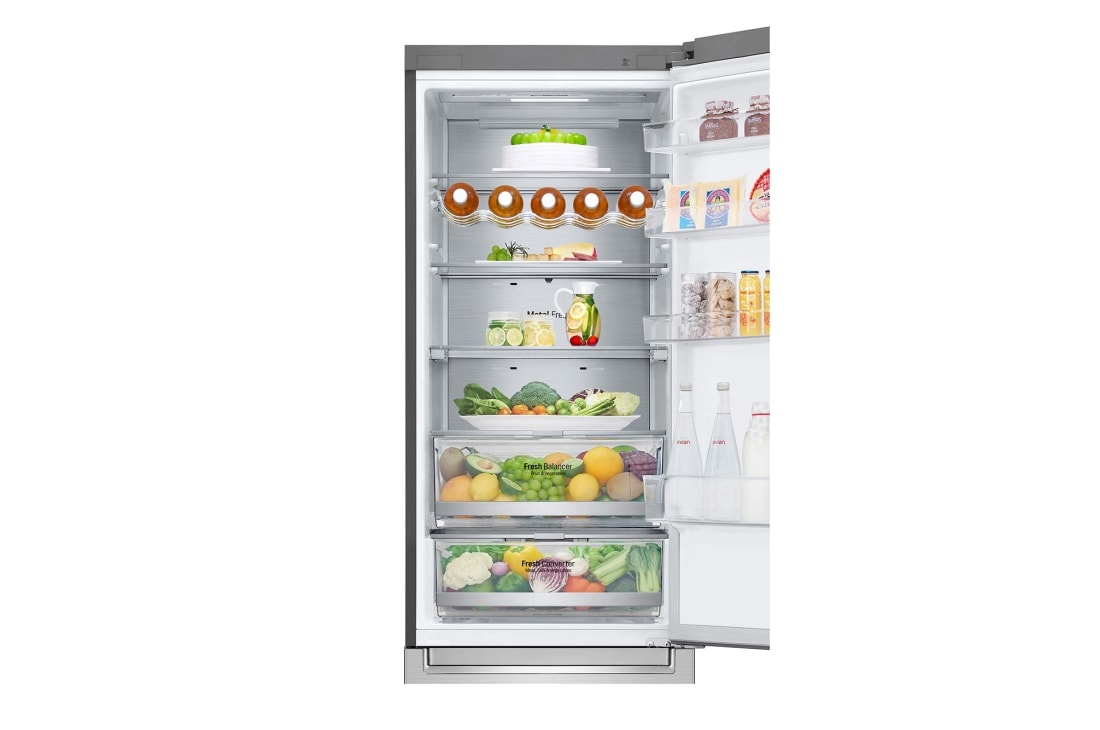 LG 2.03M 384L Kombiskap(Stainless Steel) - Energiklasse B, Door Cooling™ og Smart Diagnosis™ med Wi-Fi, GBB92STABP, GBB92STABP, thumbnail 8