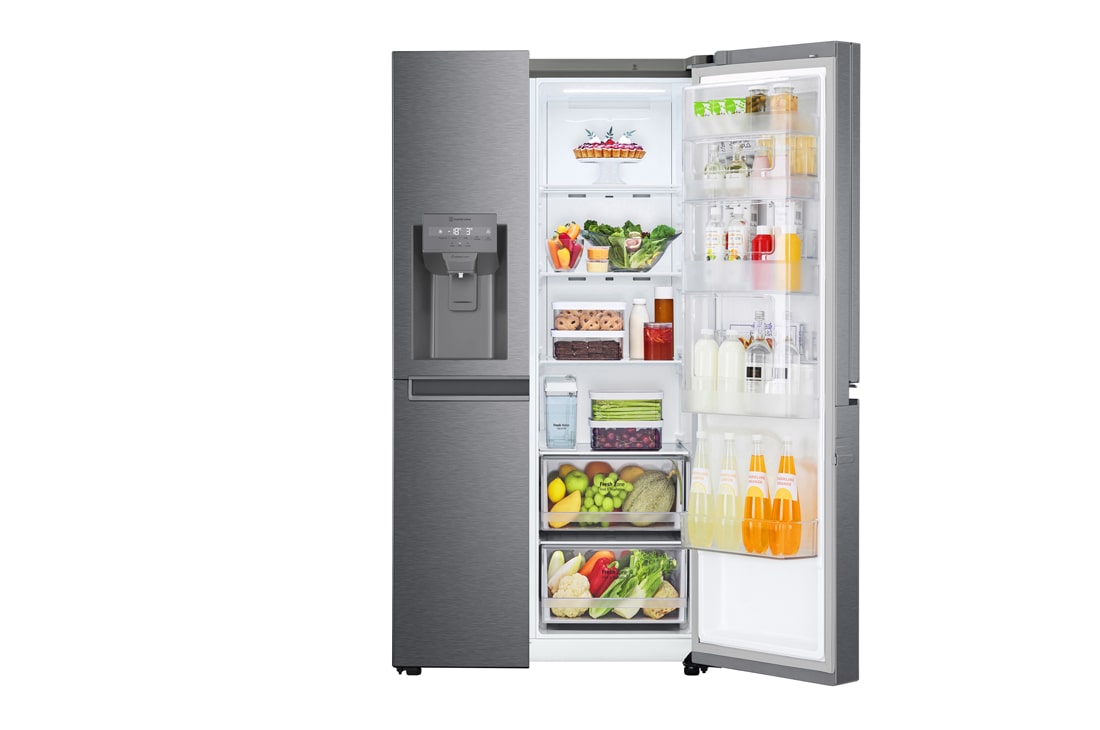 LG 634L Door in Door™ Side by Side (Dark Graphite), Energiklasse F, Vann/isdispenser uten vanntilkobling, Smart Diagnosis™, GSJV31DSXF, GSJV31DSXF, thumbnail 5
