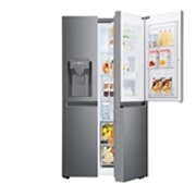 LG 634L Door in Door™ Side by Side (Dark Graphite), Energiklasse F, Vann/isdispenser uten vanntilkobling, Smart Diagnosis™, GSJV31DSXF, GSJV31DSXF, thumbnail 2