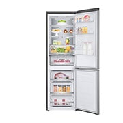 LG 1.86M 341L Kombiskap(Shiny Steel) - Energiklasse D, Door Cooling™ og Smart Diagnosis™ med Wi-Fi, GBB71PZUGN, thumbnail 2