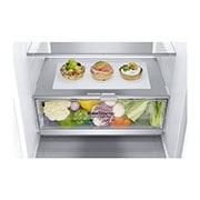 LG 1.86M 341L Kombiskap(Hvit) - Energiklasse C, Door Cooling™ og Smart Diagnosis™, ELB81SWVCP1, thumbnail 4