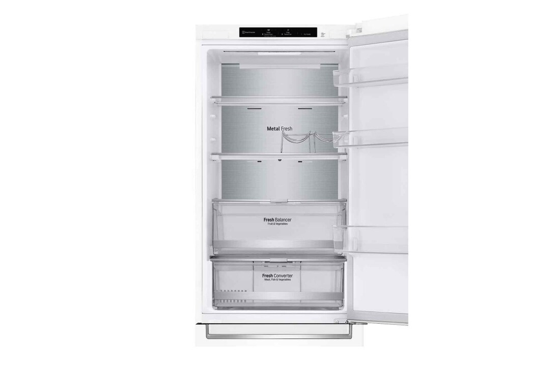 LG 1.86M 341L Kombiskap(Hvit) - Energiklasse C, Door Cooling™ og Smart Diagnosis™, ELB81SWVCP1, thumbnail 10