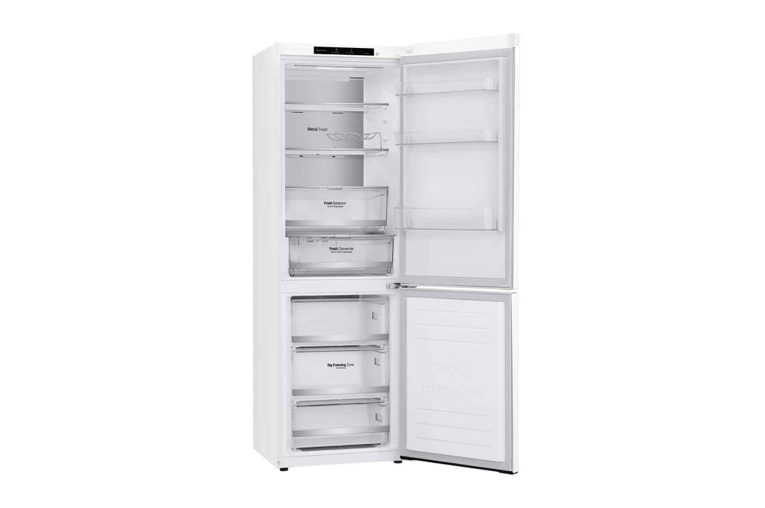 LG 1.86M 341L Kombiskap(Hvit) - Energiklasse C, Door Cooling™ og Smart Diagnosis™, ELB81SWVCP1, thumbnail 13