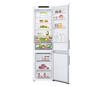 LG 2.03M 384L Kombiskap(White) - Energiklasse A, Front All Open Food, GBP62SWNAC, thumbnail 3