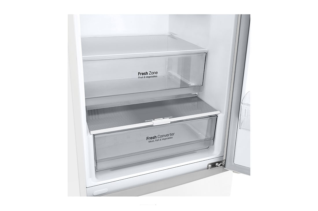 LG 2.03M 384L Kombiskap(White) - Energiklasse A, Skuff, GBP62SWNAC, thumbnail 5