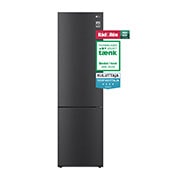 LG 2.03M 384L Kombiskap(Matte Black) - Energiklasse A, Forfra, GBP62MCNAC, thumbnail 1