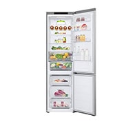 LG 2.03M 387L Kombiskap(Prime Silver) - Energiklasse D, Front åpen mat, GBV3200DPY, thumbnail 3