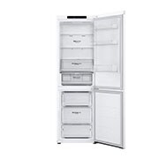 LG 1.86M 344L Kombiskap(White) - Energiklasse D, Front åpen, GBV3100DSW, thumbnail 2