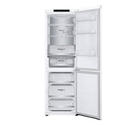 LG 1.86M 344L Kombiskap(White) - Energiklasse D, Front åpen uten mat, GBV5140DSW, thumbnail 3