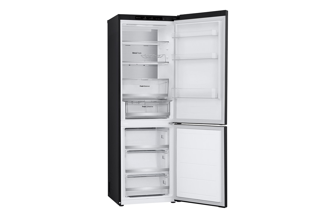 LG 1.86M 344L Kombiskap(Essence Black) - Energiklasse C, høyre utsikt, GBV7180CEV, thumbnail 12