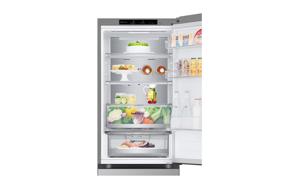 LG 1.86M 344L Kombiskap(Prime Silver) - Energiklasse C, åpne foran med mat, GBV7180CPY, thumbnail 7