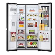 LG 635L InstaView™ Side by Side (Essence Matte Black), Energiklasse D, Vann/isdispenser med vanntilkobling, Smart Diagnosis™ med Wi-Fi, GSGV80EPLD, GSGV80EPLD, thumbnail 3