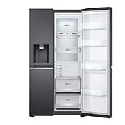 LG 635L Side by Side (Matte Black), Energiklasse D, Vann/isdispenser uten vanntilkobling, Smart Diagnosis™ med Wi-Fi, FrontRightOpen, GSLV91MCAD, thumbnail 11