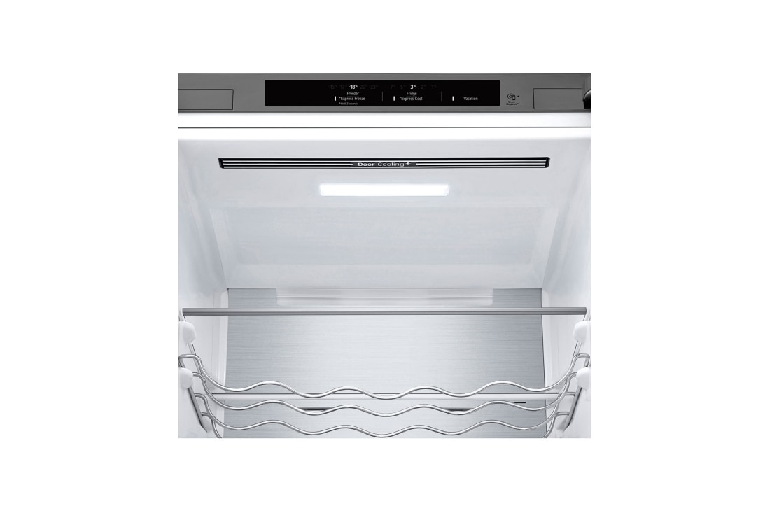 LG 2.03M 387L Kombiskap(Metal Sorbet ) - Energiklasse A, Nature Fresh, Door Cooling+™ og Smart Diagnosis™, led on, GBV7280AMB, thumbnail 5