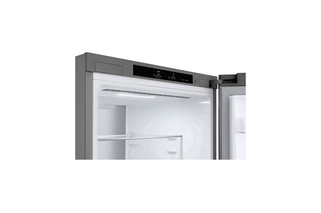 LG 2.03M 387L Kombiskap(Metal Sorbet ) - Energiklasse A, Nature Fresh, Door Cooling+™ og Smart Diagnosis™, Top Corner image, GBV7280AMB, thumbnail 10