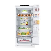 LG 2.03M 387L Kombiskap(White ) - Energiklasse C, Nature Fresh, Door Cooling⁺™ og Smart Diagnosis™, åpne foran med mat, GBV7280CSW, thumbnail 7