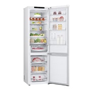 LG 2.03M 387L Kombiskap(White ) - Energiklasse C, Nature Fresh, Door Cooling⁺™ og Smart Diagnosis™, høyre utsikt, GBV7280CSW, thumbnail 11