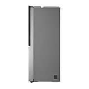 LG 635L InstaView Door in Door™ Side by Side (Metal Sorbet), Energiklasse E, Vann/isdispenser uten vanntilkobling, Smart Diagnosis™ med Wi-Fi, Side view, GSXV91MBAE, thumbnail 17