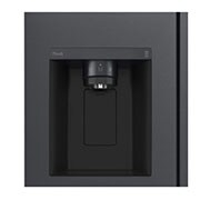 LG 635L Side by Side (Matte Black Stainless Steel), Energiklasse F, Vann/isdispenser med vanntilkobling, Smart Diagnosis™ med Wi-Fi, Dispenser, GSLV70MCTM, thumbnail 8