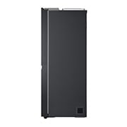 LG 635L Side by Side (Matte Black Stainless Steel), Energiklasse F, Vann/isdispenser med vanntilkobling, Smart Diagnosis™ med Wi-Fi, side view, GSLV70MCTM, thumbnail 13
