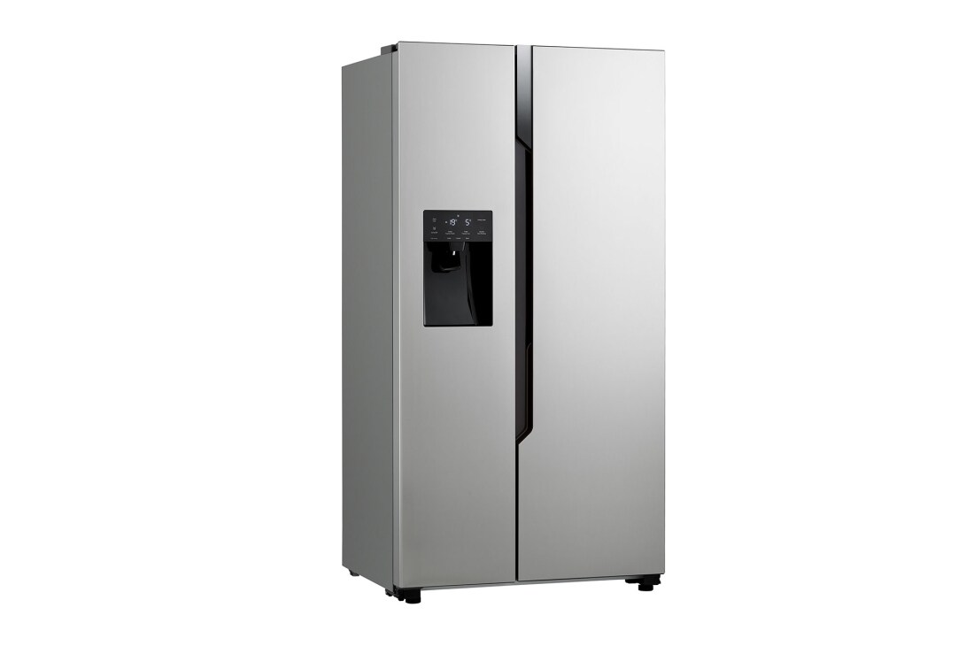 LG 562L Side by Side (Silver), Energiklass E, Vann/isdispenser uten vanntilkobling, Left Side View, GSM32HSBEH, thumbnail 10