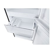 LG 2.03M 384L Kombiskap(Matte Black Stainless Steel) - Energiklasse B, Nature Fresh, Door Cooling+™ og Smart Diagnosis™, tray view, GBP62MCNBC, thumbnail 10