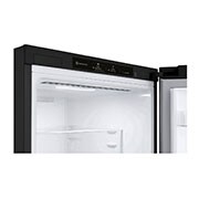 LG 2.03M 384L Kombiskap(Matte Black Stainless Steel) - Energiklasse B, Nature Fresh, Door Cooling+™ og Smart Diagnosis™, top view, GBP62MCNBC, thumbnail 5