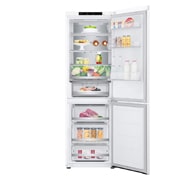 LG 1.86M 344L Kombiskap(Hvit ) - Energiklasse C, Nature Fresh, Door Cooling+™ og Smart Diagnosis™, åpne foran med mat, GBV7180CSW, thumbnail 2