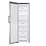 LG 324L Frittstående fryseskap (Shiny Steel) - Energiklasse D, Total No Frost, Express Freeze, Front åpen, med mat, GFT41PZGSF, thumbnail 3