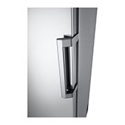 LG 324L Frittstående fryseskap (Shiny Steel) - Energiklasse D, Total No Frost, Express Freeze, Sett fra venstre, GFT41PZGSF, thumbnail 5