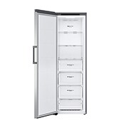 LG 324L Frittstående fryseskap (Shiny Steel) - Energiklasse D, Total No Frost, Express Freeze, Front åpen, med mat, GFT41PZGSF, thumbnail 3