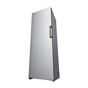 LG 324L Frittstående fryseskap (Shiny Steel) - Energiklasse D, Total No Frost, Express Freeze, Sett fra høyre, åpent, GFT41PZGSF, thumbnail 8