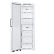 LG 324L Frittstående fryseskap (Hvit) - Energiklasse D, Total No Frost, Express Freeze, Front Open, GFT41SWGSF, thumbnail 3