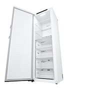 LG 324L Frittstående fryseskap (Hvit) - Energiklasse D, Total No Frost, Express Freeze, Right Perspective Open, GFT41SWGSF, thumbnail 8