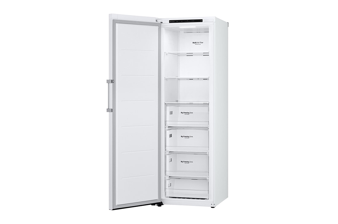 LG 324L Frittstående fryseskap (Hvit) - Energiklasse D, Total No Frost, Express Freeze, Right Side Open, GFT41SWGSF, thumbnail 12