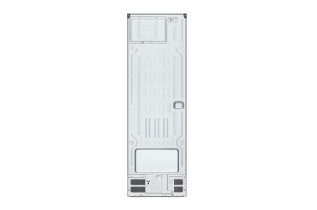 LG 386L Frittstående kjøleskap (Shiny Steel) - Energiklasse D, Door Cooling™, LINEARCooling™, Moist Balance Crisper™, Back view, GLT51PZGSF, thumbnail 17