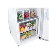 LG 386L Fristående kylskåp (Vit) - Energiklass D, Door Cooling™, LINEARCooling™, Moist Balance Crisper ™, Front, åpent, GLT51SWGSF, thumbnail 2