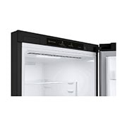 LG 2.03M 384L Kombiskap(Matte Black Stainless Steel) - Energiklasse D, Nature Fresh, Door Cooling+™ og Smart Diagnosis™, Panel view, GBB62MCGGN, thumbnail 7