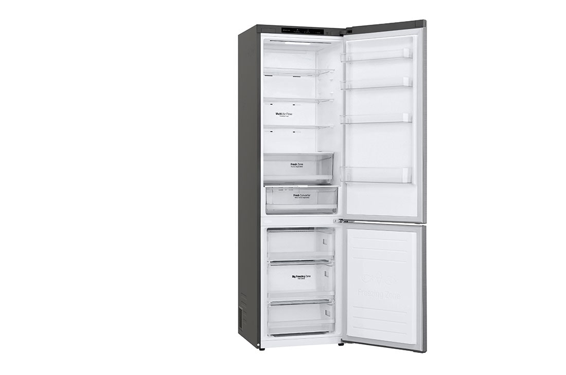 LG 2.03M 384L Kombiskap(Shiny Steel) - Energiklasse C, Door Cooling™ og Smart Diagnosis™ , LeftSideOpen without Food, GBP52PZNCN1, thumbnail 12