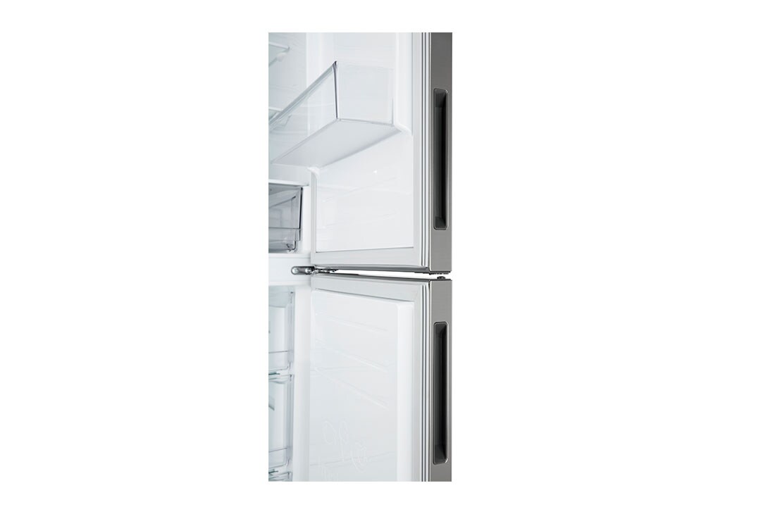 LG 2.03M 384L Kombiskap(Shiny Steel) - Energiklasse C, Door Cooling™ og Smart Diagnosis™ , Handle Detail view, GBP52PZNCN1, thumbnail 9