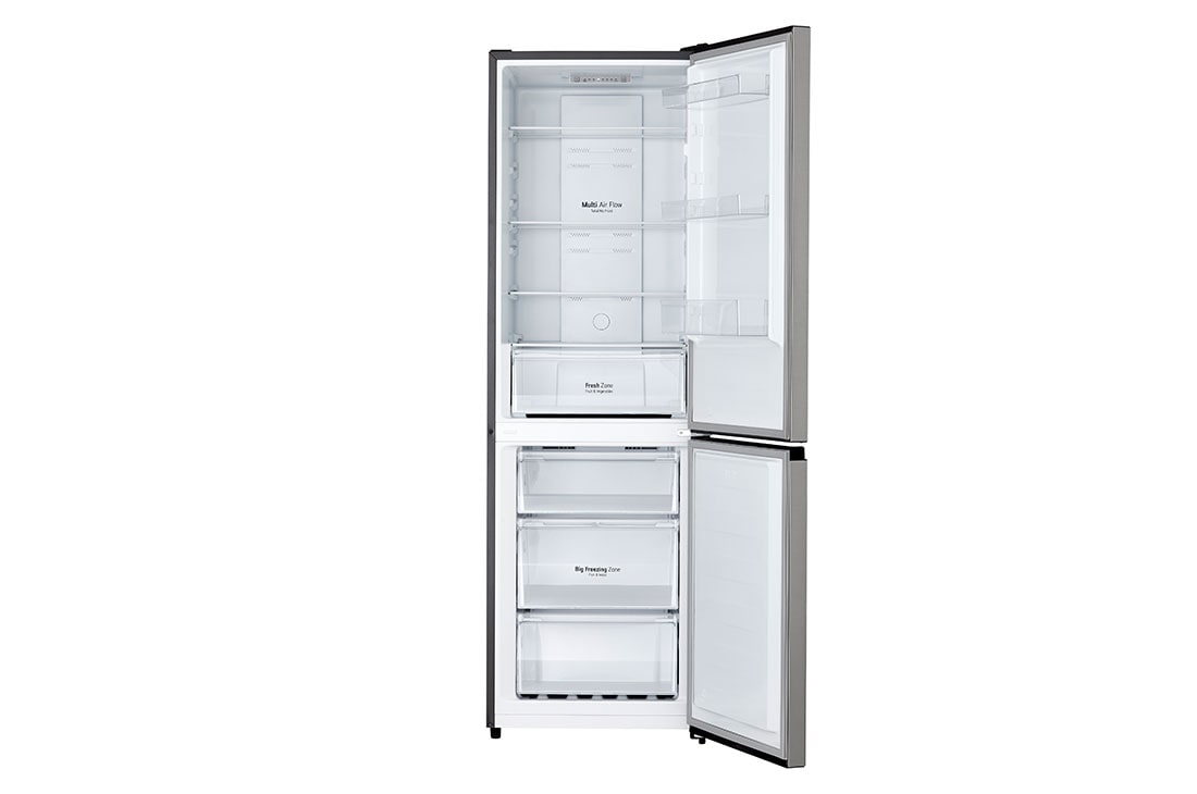 LG 1.86M 384L Kombiskap(Silver) - Energiklasse D,  Zero Clearance, Total No Frost, Front open, GBM21HSADH, thumbnail 3
