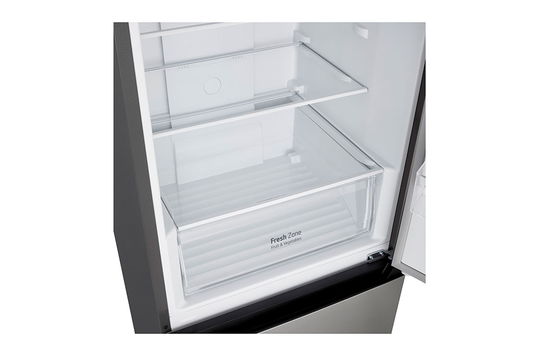 LG 1.86M 384L Kombiskap(Silver) - Energiklasse D,  Zero Clearance, Total No Frost, Inside detail, GBM21HSADH, thumbnail 9