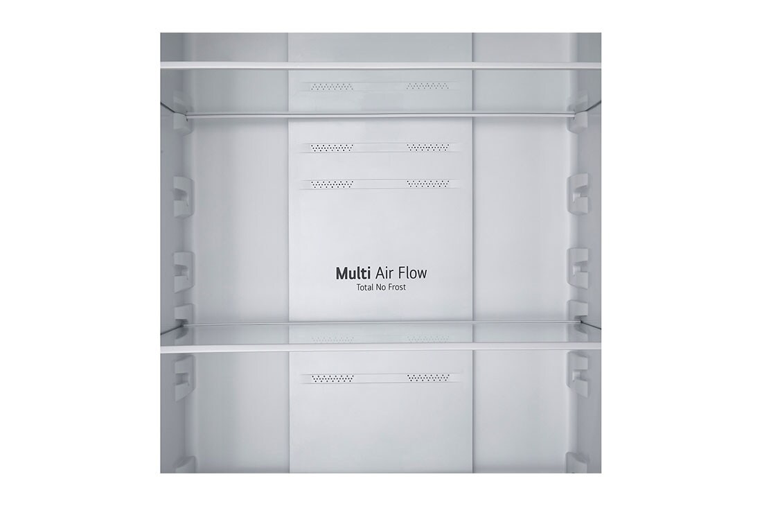 LG 2.03M 336L Kombiskap(Silver) - Energiklasse D, Fresh Switch, Zero Clearance, Total No Frost, shelves view, GBM22HSADH, thumbnail 6