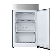 LG 2.03M 336L Kombiskap(Silver) - Energiklasse D, Fresh Switch, Zero Clearance, Total No Frost, freezer door open front view, GBM22HSADH, thumbnail 11