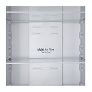 LG 2.03M 336L Kombiskap(Silver) - Energiklasse D, Fresh Switch, Zero Clearance, Total No Frost, shelves view, GBM22HSADH, thumbnail 6