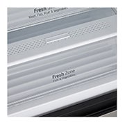 LG 2.03M 336L Kombiskap(Silver) - Energiklasse D, Fresh Switch, Zero Clearance, Total No Frost, drawer side view, GBM22HSADH, thumbnail 8