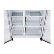 LG 641L Door in Door™ Side by Side (Prime Silver), Energiklasse E, Vann/isdispenser uten vanntilkobling, Smart Diagnosis™ , drawer, GSJC41PYPE, thumbnail 9